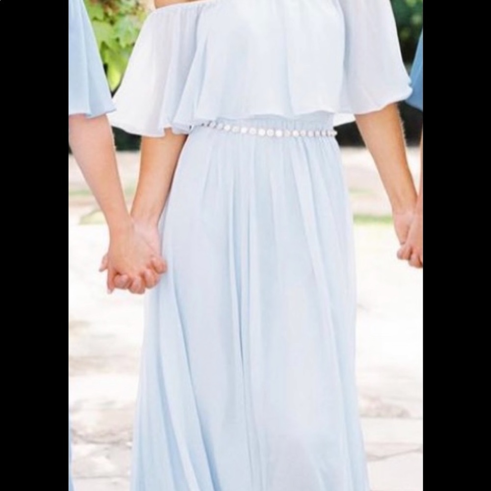 Revelry Abigail Chiffon Dress Love is in Air